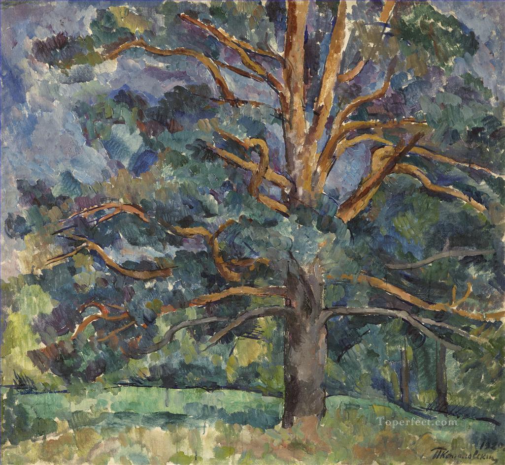PINES Petr Petrovich Konchalovsky woods trees landscape Oil Paintings